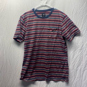 Vans men striped pocket tee